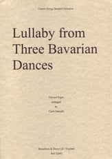 LULLABY FROM THREE BAVARIAN DANCES STRING QUARTET cover